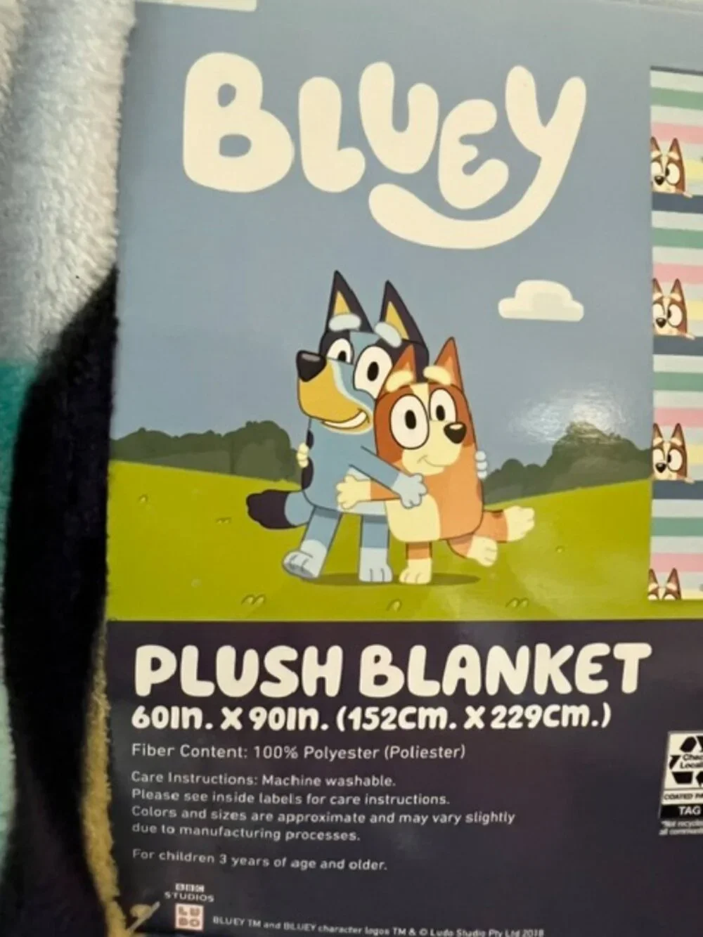 BLUEY OVERSIZED THROW